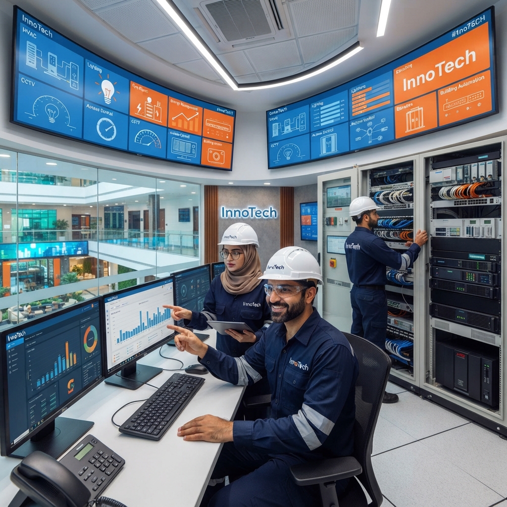 Engineers in a control room