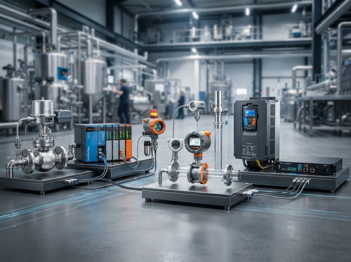 Industrial products in an engineering facility