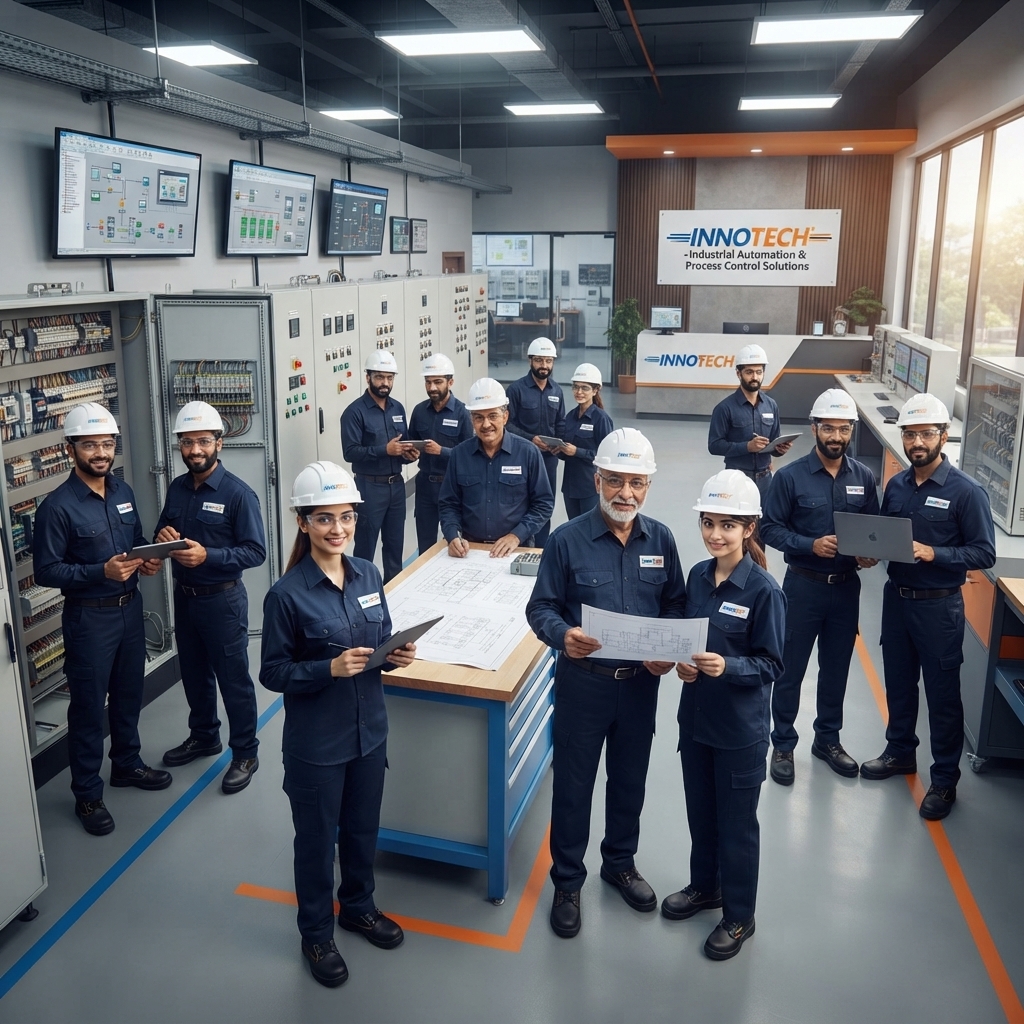 InnoTech engineering team at a project site
